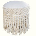 Tassel pouf chair